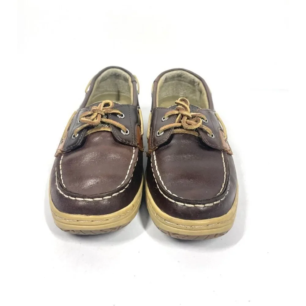 Sperry Top Sider Bluefish Boat Shoes Kids Youth Boys 4 M